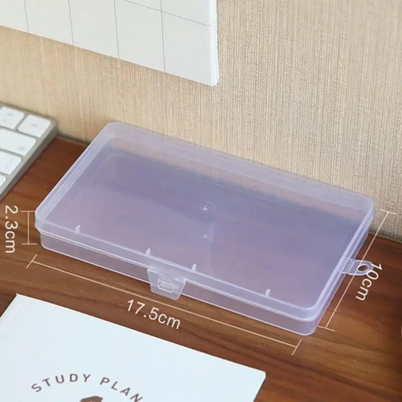 Transparent Plastic Storage Bo - огляд і ціна Tech Accessories For Office Desk