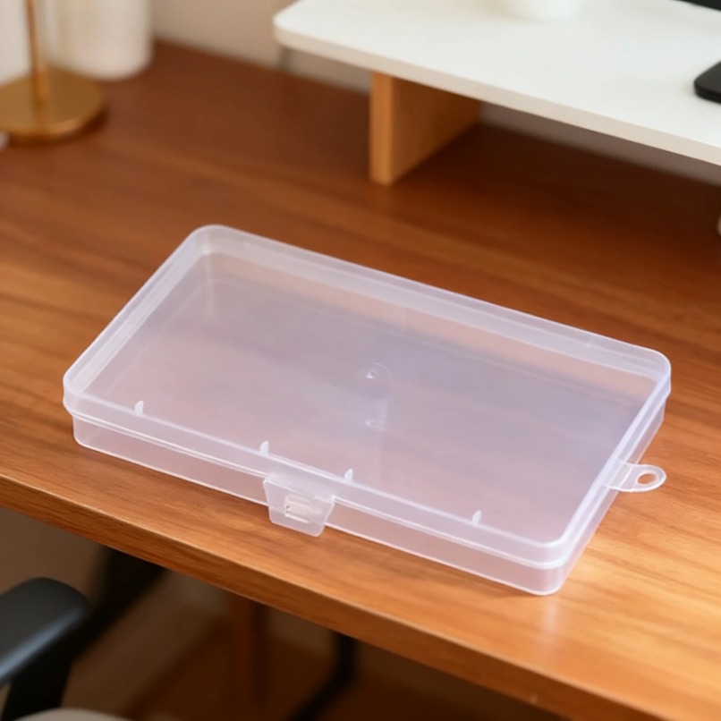 Transparent Plastic Storage Bo - огляд і ціна Tech Accessories For Office Desk