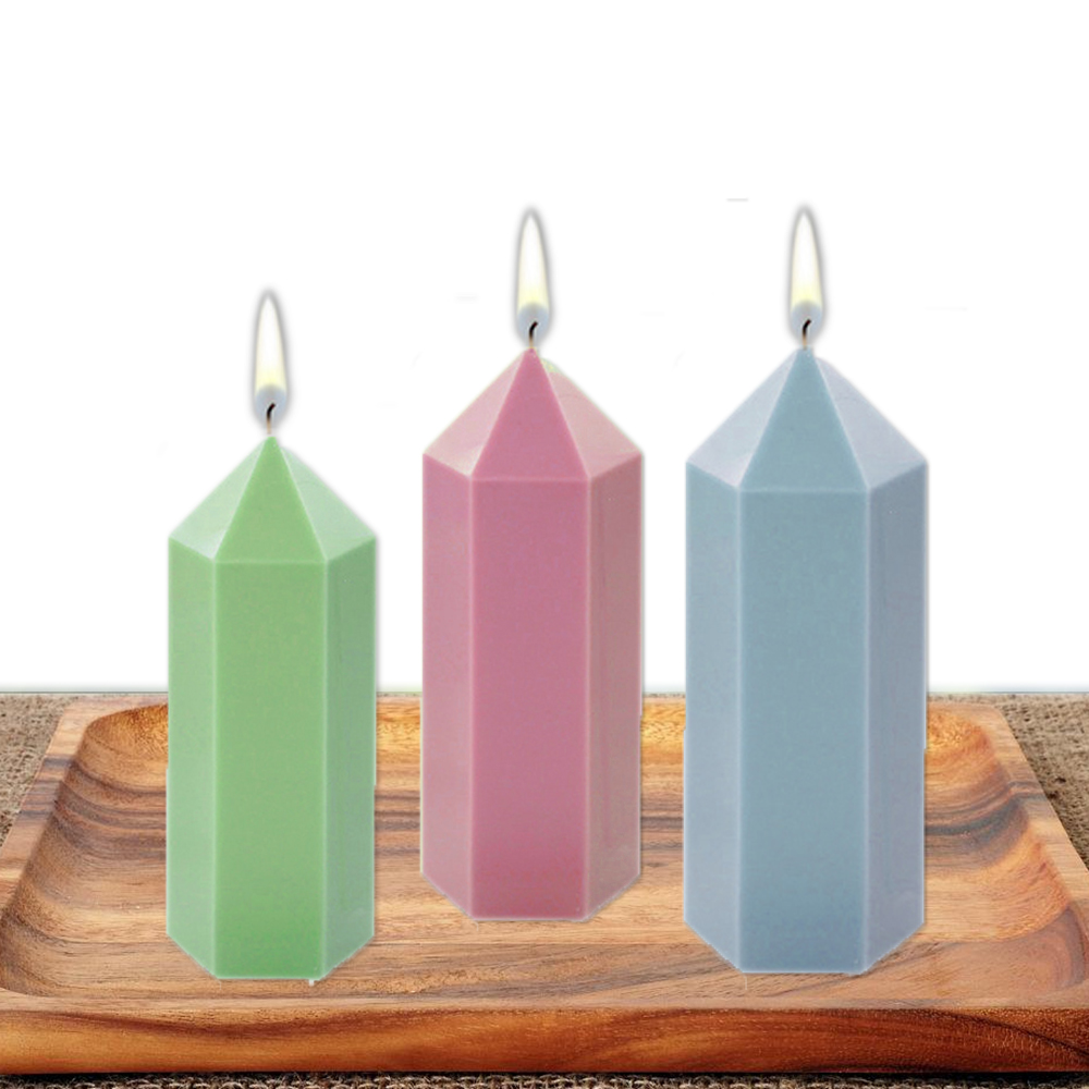 3D Hexagonal Column Candle Mol - огляд і ціна Unique Tech Accessories