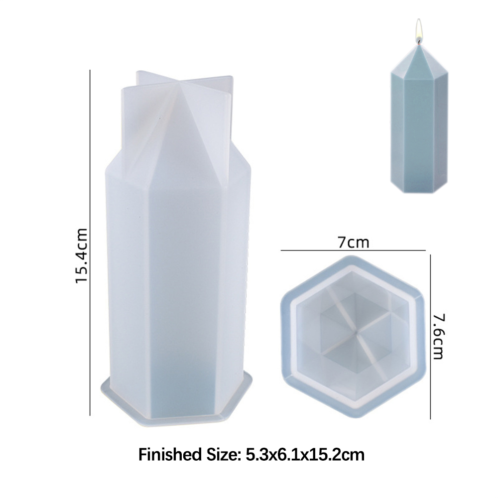 3D Hexagonal Column Candle Mol - огляд і ціна Unique Tech Accessories