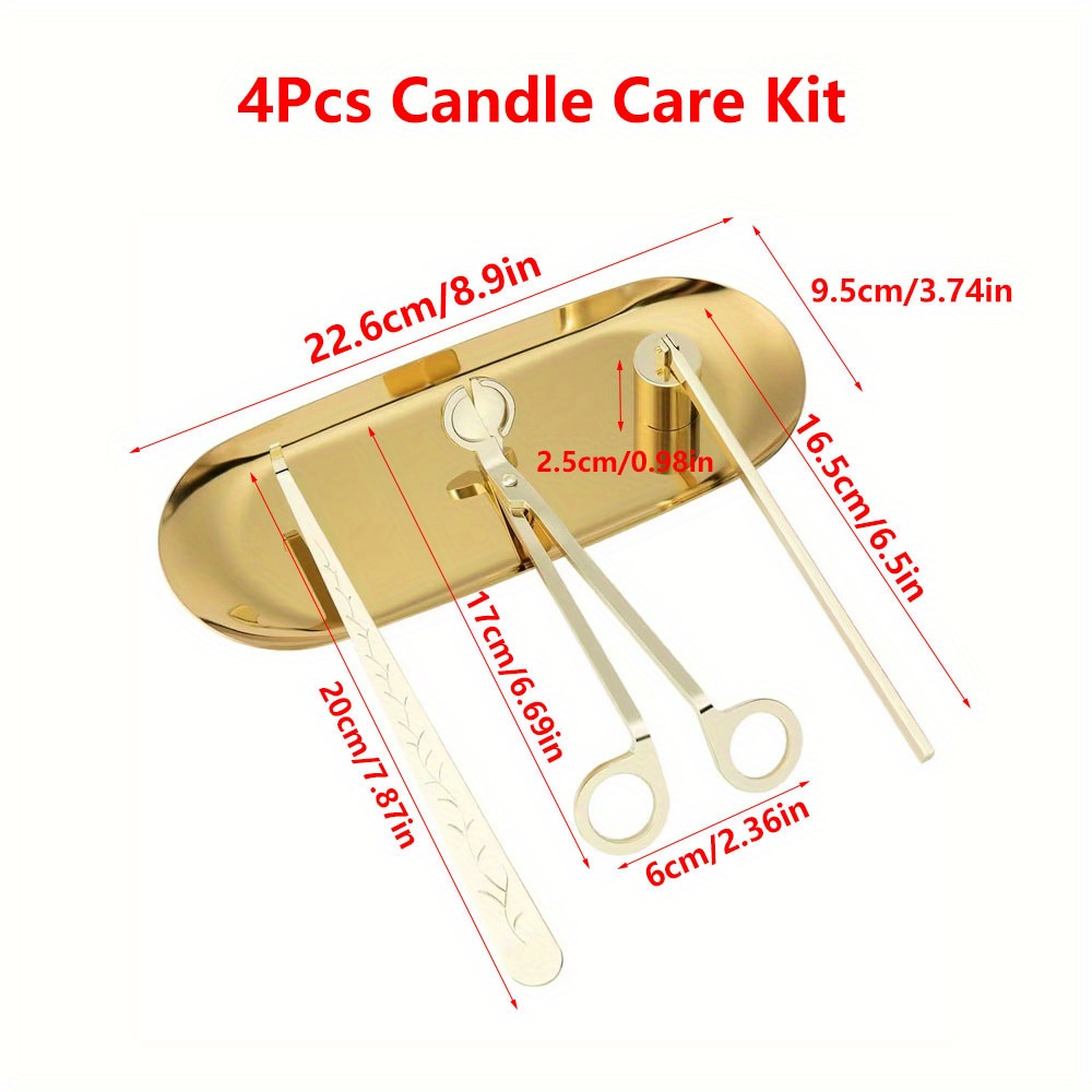 4pcs/set Luxury Candle Care Ki - огляд і ціна Unique Tech Accessories