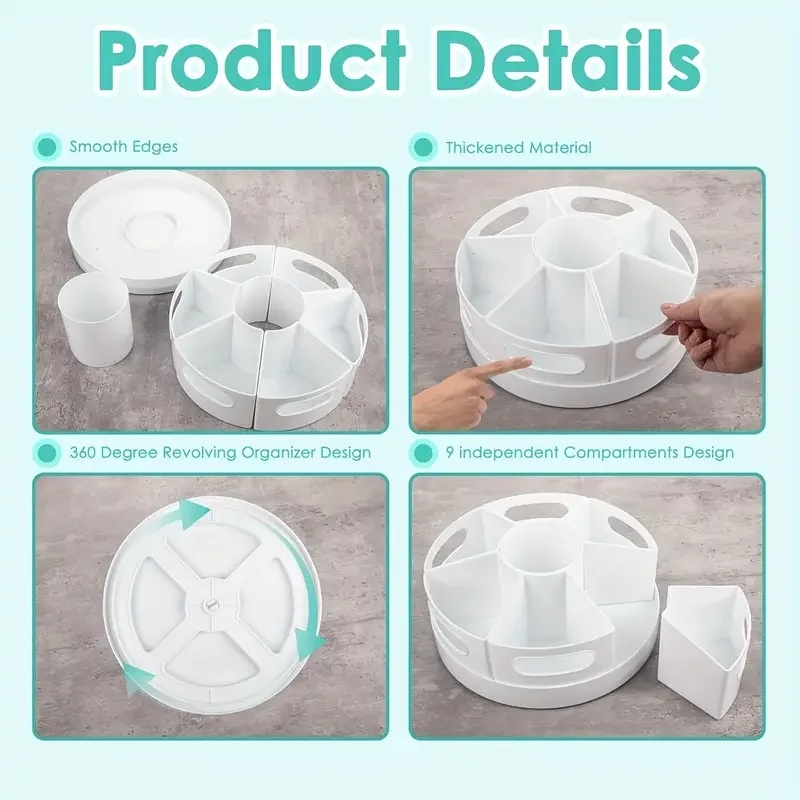 360 Degree Rotating Desk Organ - огляд і ціна Tech Accessories For Office Desk