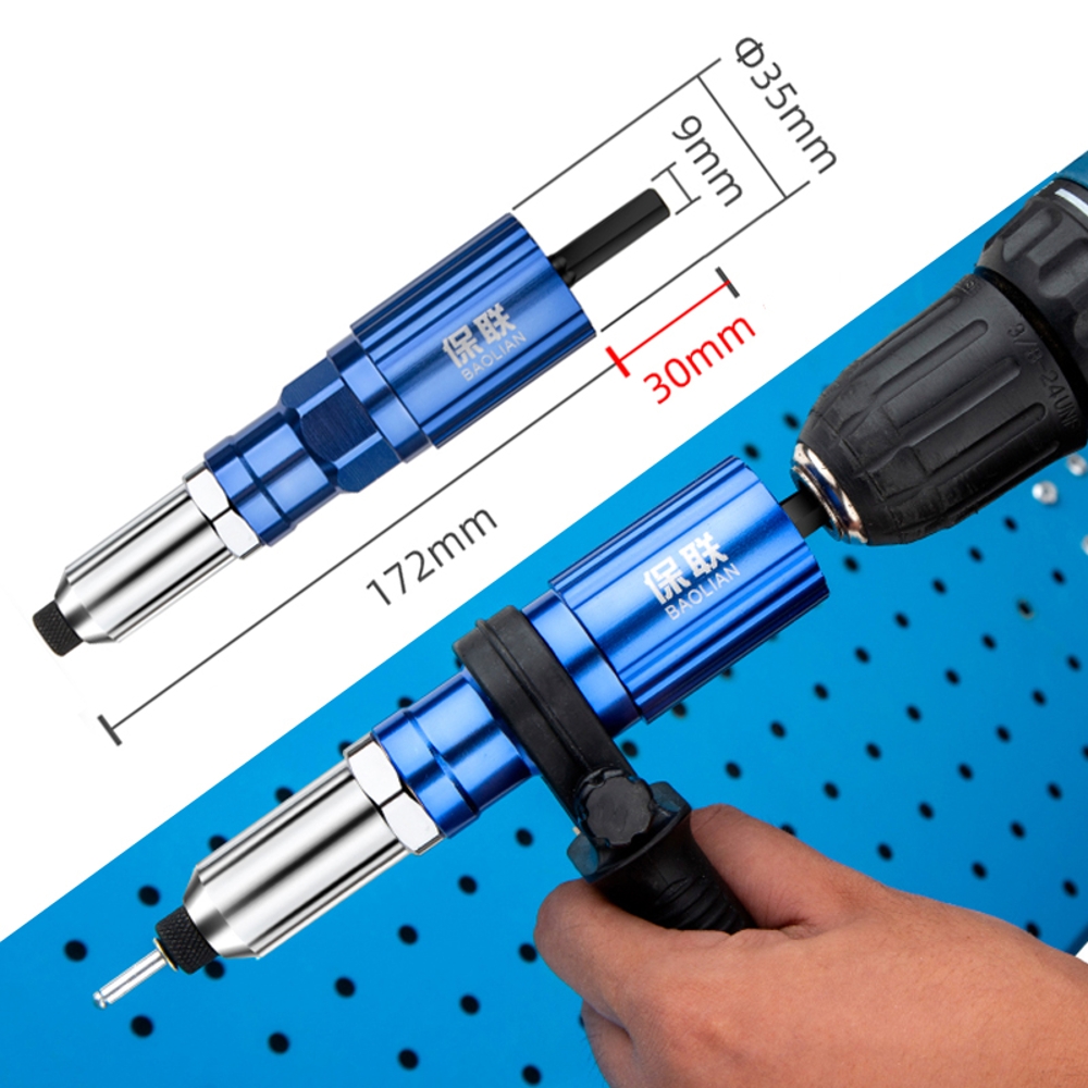 Electric Rivet Gun Adapter wit - огляд і ціна Unique Tech Accessories