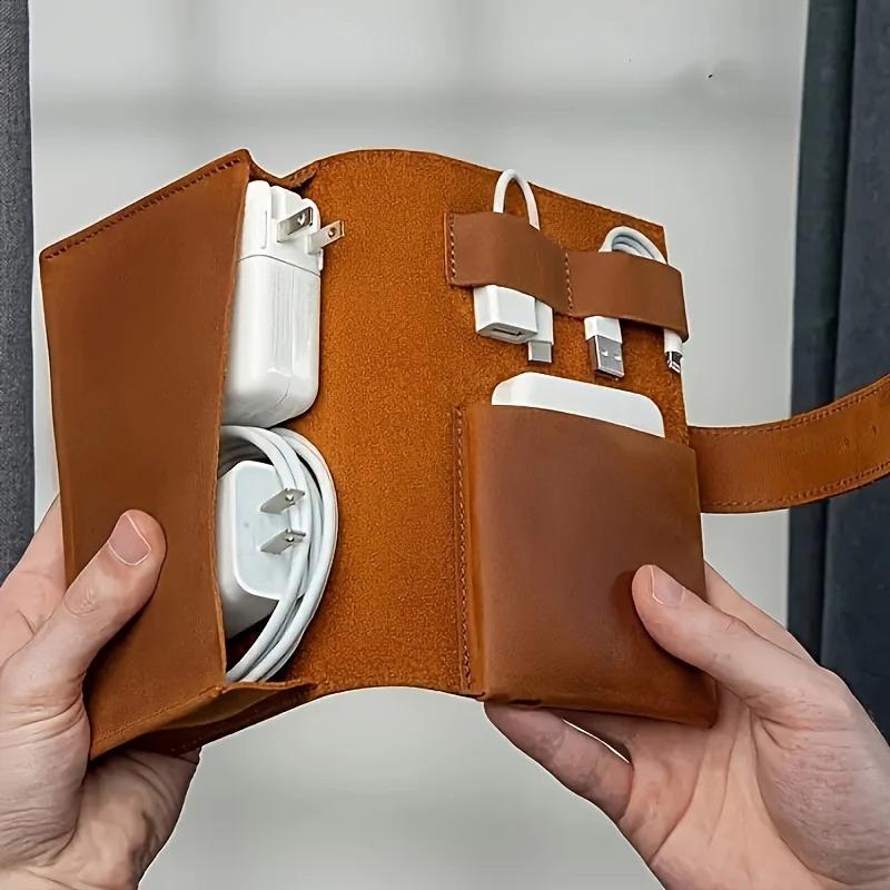 1PC PU Leather Multi-Compartme - огляд і ціна Tech Accessories Travel