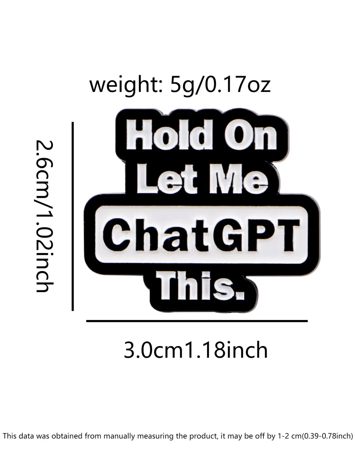 Chatgpt Enamel Pin Emblem Logo - огляд і ціна Tech Accessories Logo