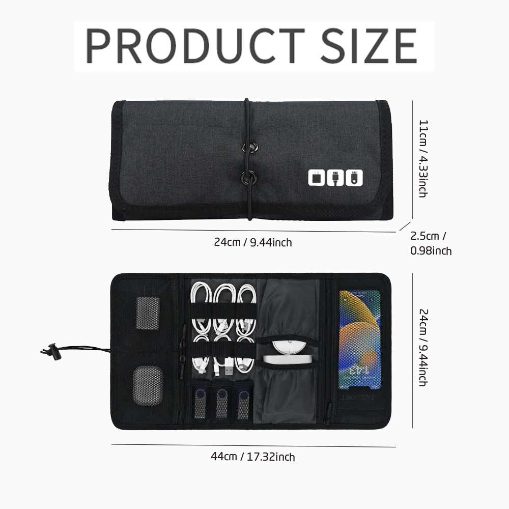 Tech Organizer Bag Cable Stora - огляд і ціна Tech Accessories Travel