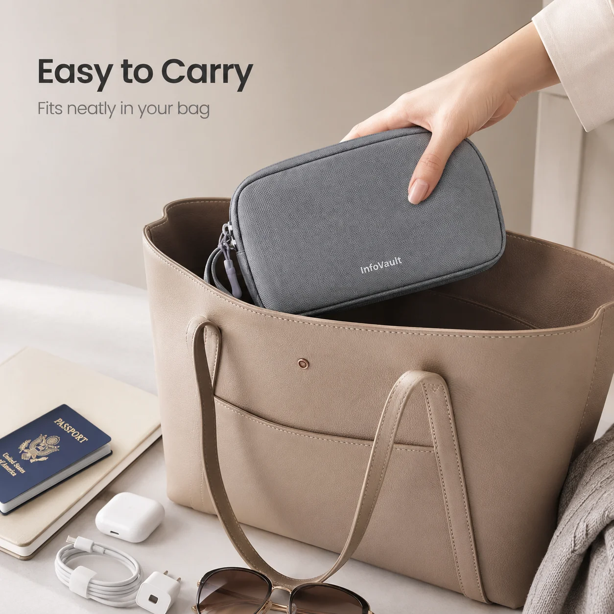 Double-Layer Cable Organizer C - огляд і ціна Tech Accessories Hard Case