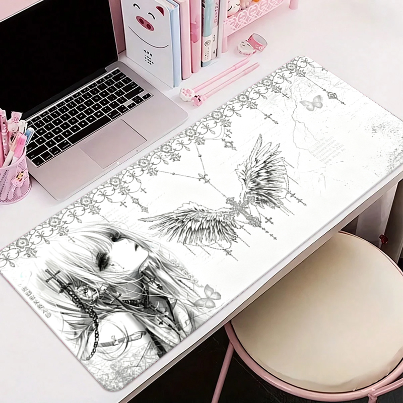 Leather Mousepad Black White A - огляд і ціна Tech Accessories For Office Desk